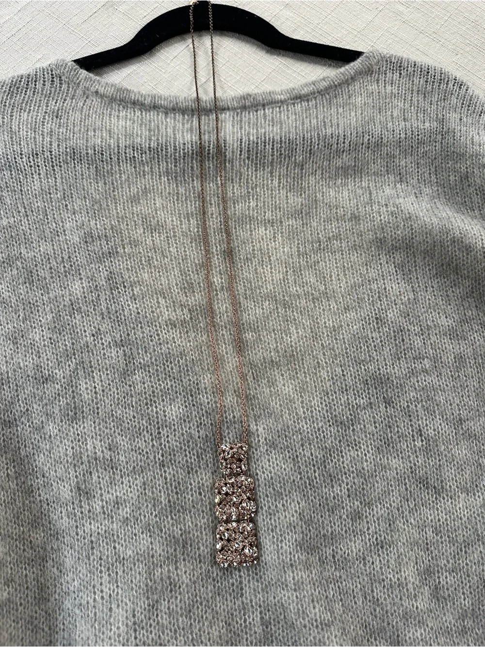 Alexis Bittar chain toned slightly